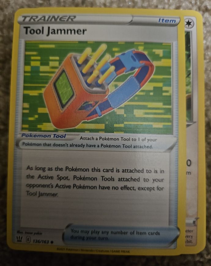 2021 Pokémon Sword & Shield Battle Styles #136 Tool Jammer — front