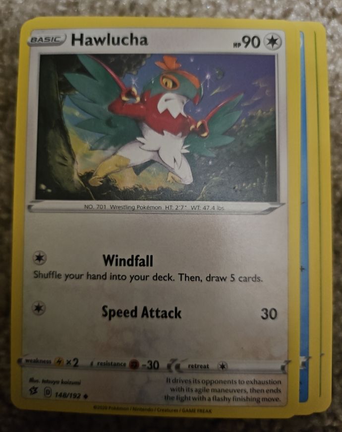 2020 Pokémon #148 Hawlucha — front