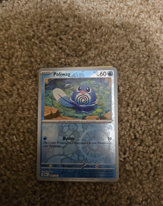 2023 Pokémon Scarlet & Violet 151 #060 Poliwag — front