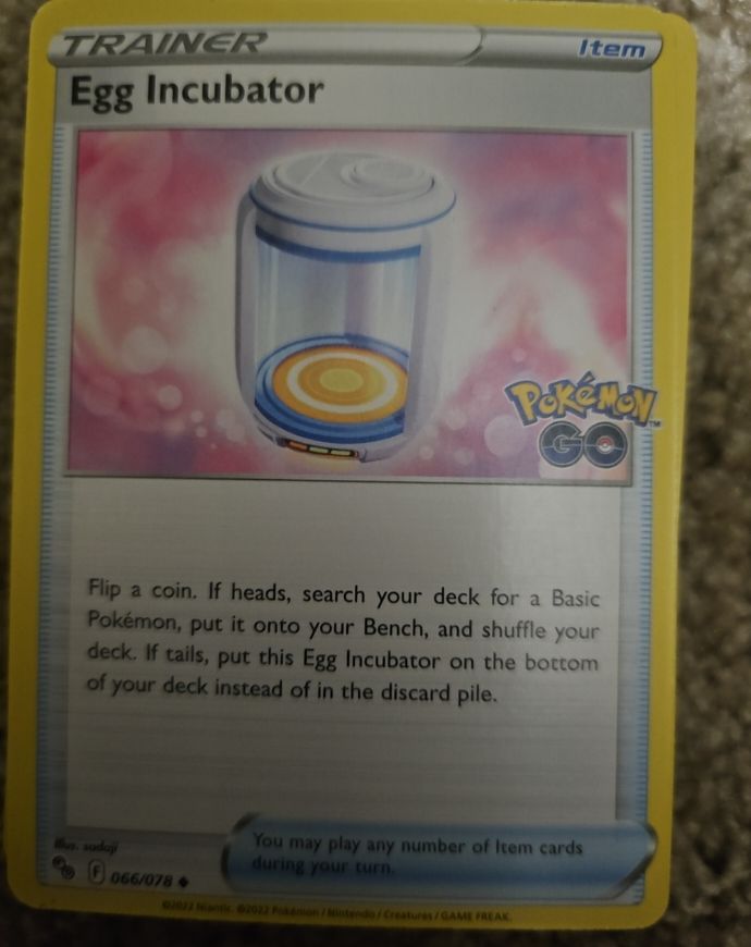 2022 Pokémon GO #066 Egg Incubator — front