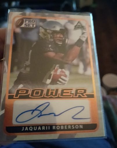 2021 Leaf Pro Set Power #BA-JR2 Jaquarii Roberson — front