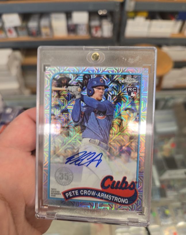 2024 Topps Series 2 Pete Crow Armstrong ‘89 Silver Mojo Auto (rc) — front