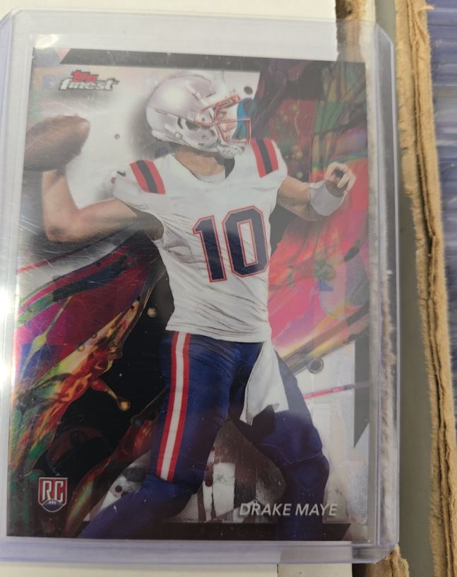2024 Topps Finest #Drake Maye — front