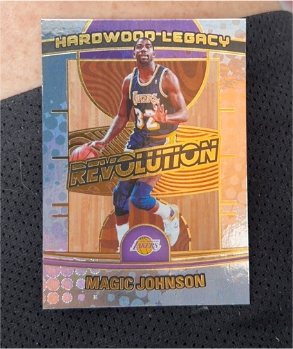 2024-25 Panini Revolution #15 Magic Johnson Hardwood Legacy — front