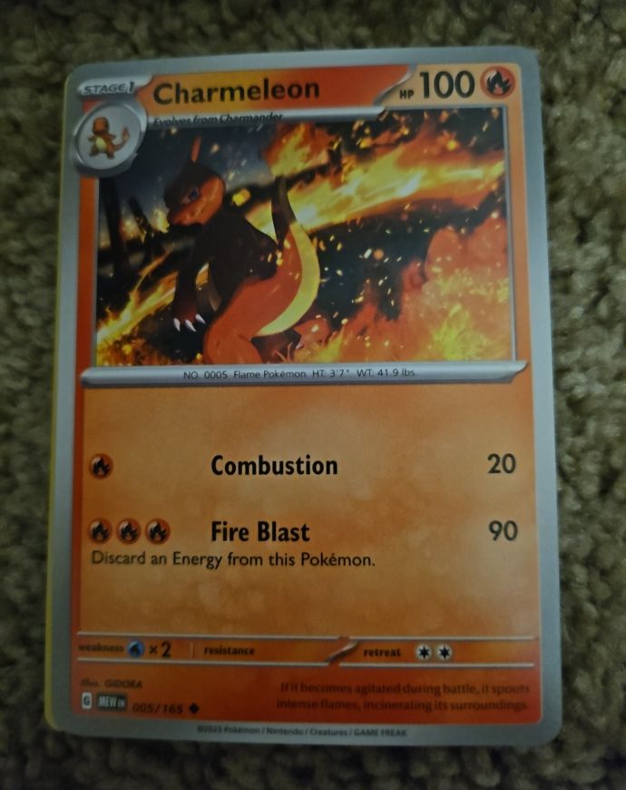 2023 Pokémon Scarlet & Violet 151 #005 Charmeleon — front