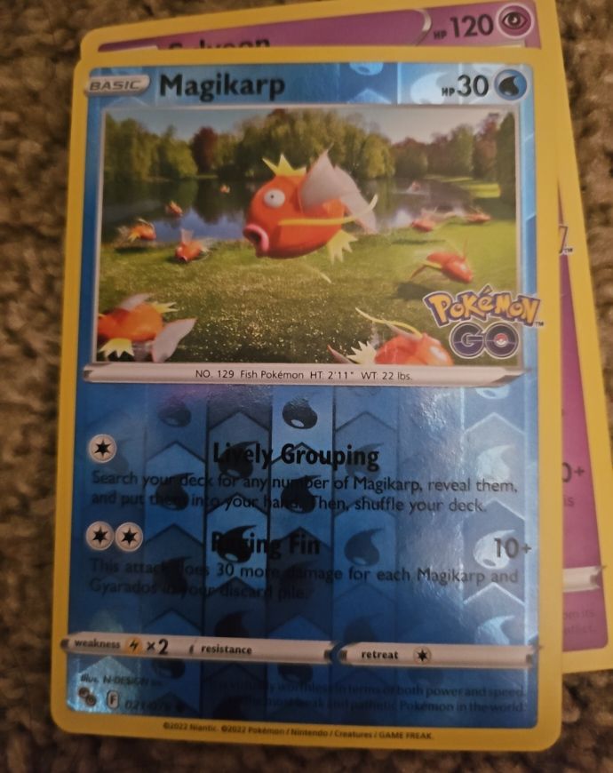 2022 Pokémon GO #021 Magikarp — front
