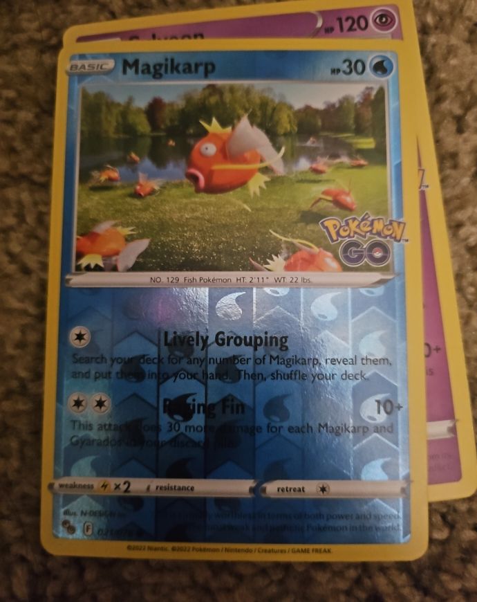 2022 Pokémon GO #021 Magikarp — front