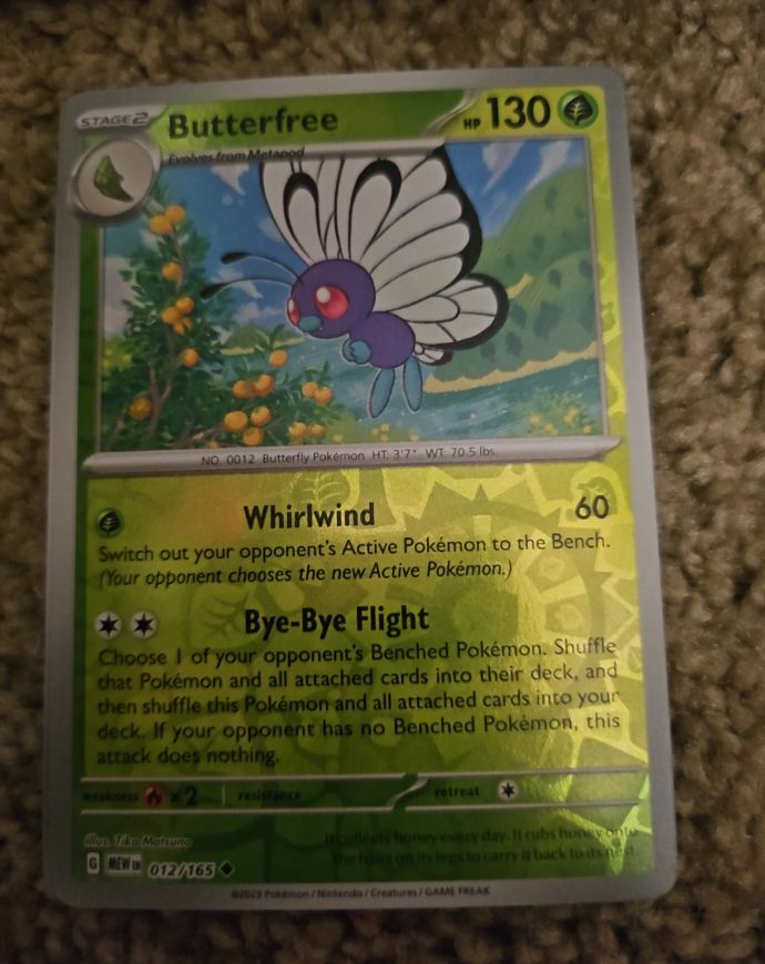 2023 Pokémon Scarlet & Violet 151 #012 Butterfree — front