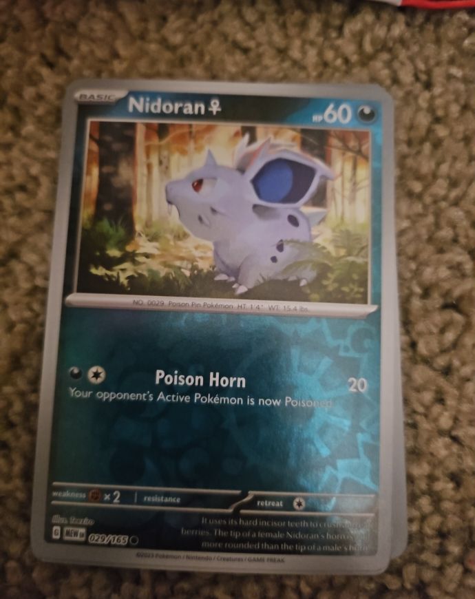 2023 Pokemon Scarlet & Violet 151 #029 Nidoran Female — front