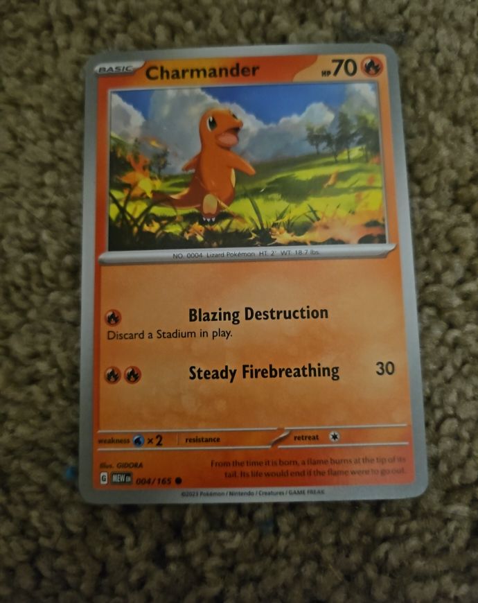 2023 Pokémon Scarlet & Violet 004 Charmander — front