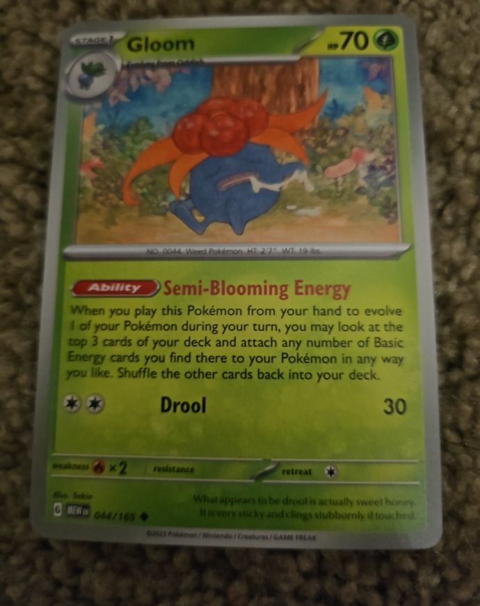 2023 Pokémon Scarlet & Violet 151 #44 Gloom — front