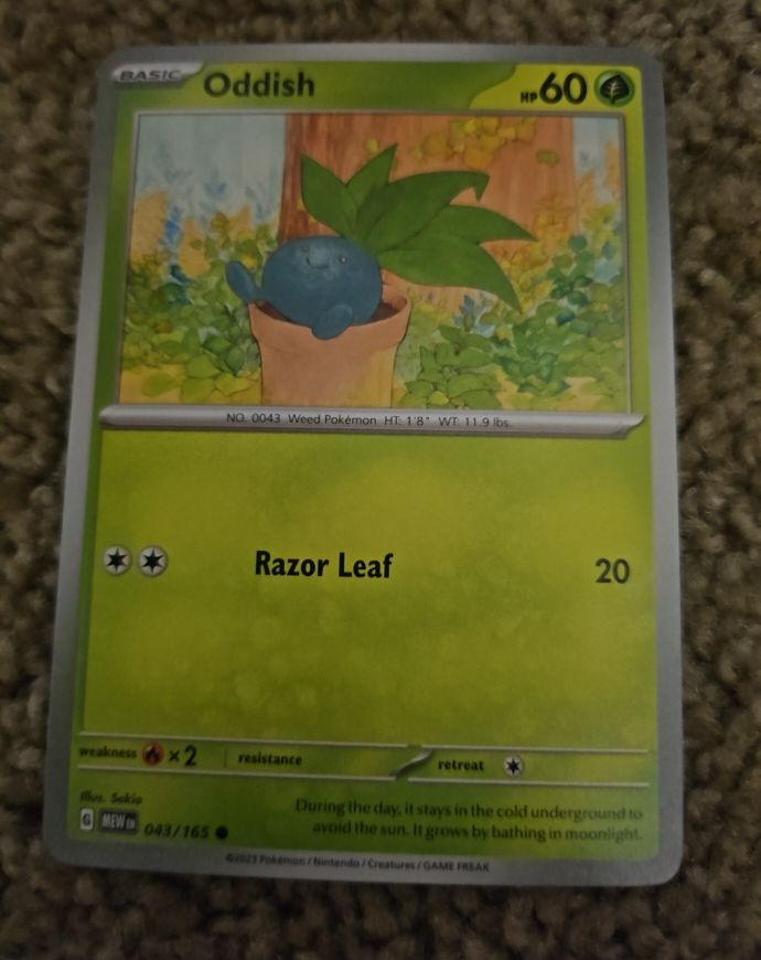 2023 Pokémon Scarlet & Violet 151 #043 Oddish — front