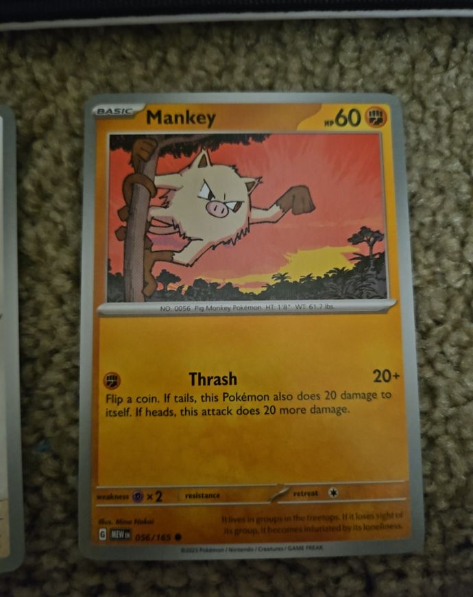 2023 Pokémon Scarlet & Violet 151 #056 Mankey — front