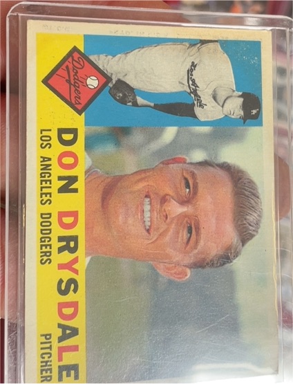 1960 Topps #475 Don Drysdale — front