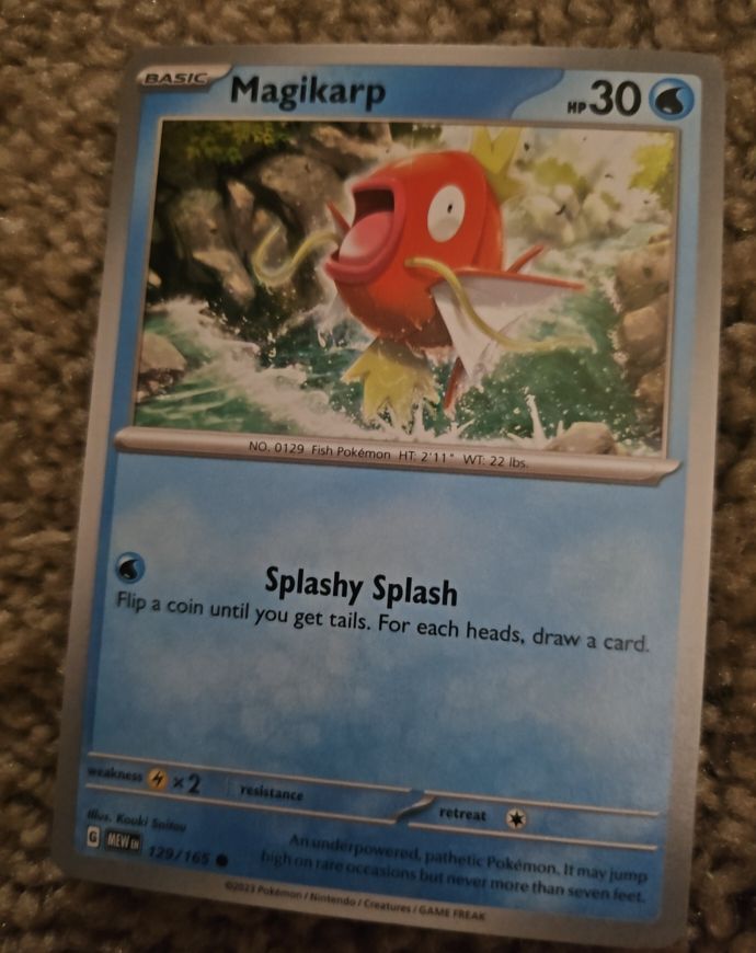 2023 Pokémon Scarlet & Violet 151 #129 Magikarp — front