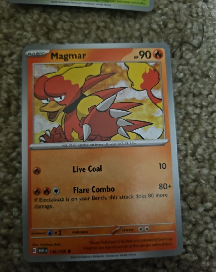 2023 Pokemon Scarlet & Violet 151 #126 Magmar — front