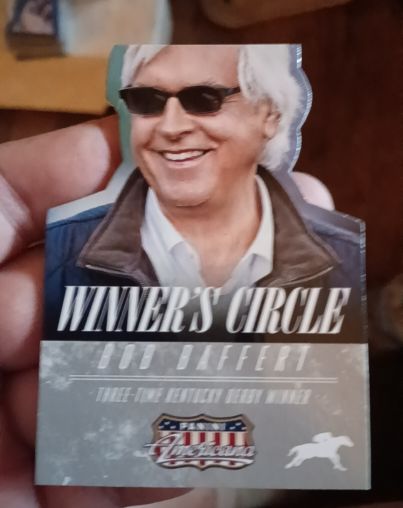 2015 Panini Americana Winner's Circle #8 Bob Baffert — front