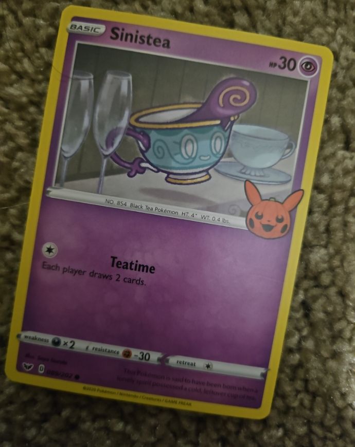 2023 Pokemon Trick or Trade #089 Sinistea — front