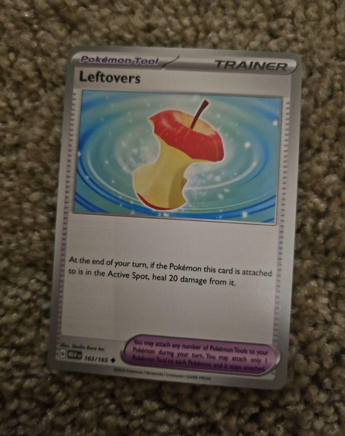 2023 Pokémon Scarlet & Violet 151 #163 Leftovers — front