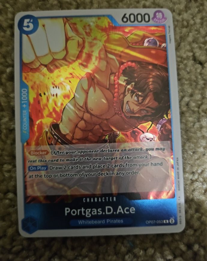 2024 One Piece 500 Years in the Future #OP07-053 Portgas.D.Ace — front