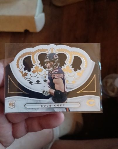 2020 Panini Chronicles Crown Royale #CR-27 Cole Kmet — front