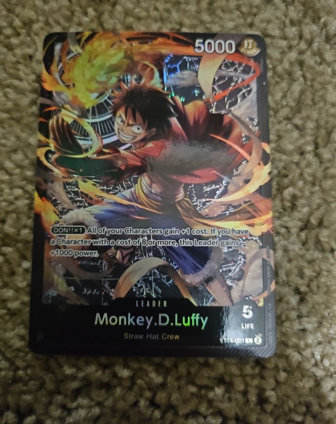 One Piece Card Game ST14-001 Monkey D. Luffy — front