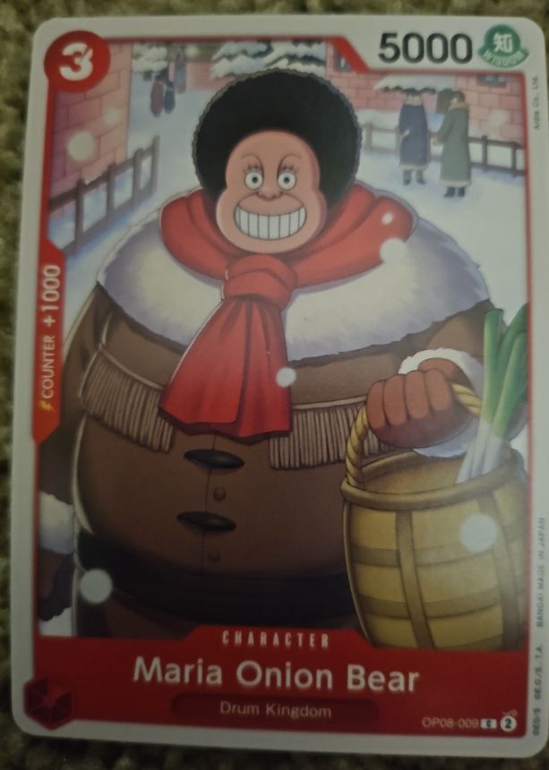 One Piece Two Legends OP08-009 Maria Onion Bear — front