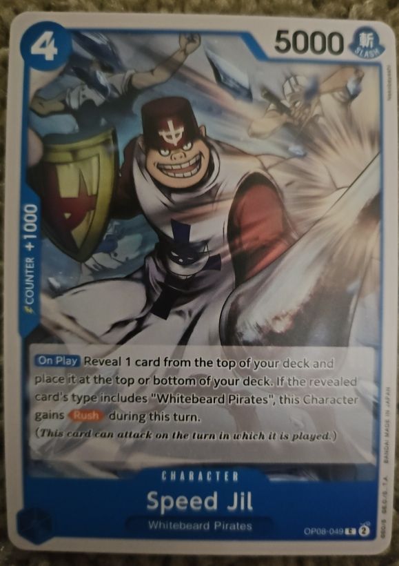 One Piece TCG OP08-049 Speed Jil — front