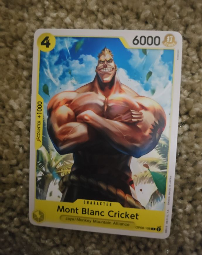 One Piece Card Game OP08-108 Mont Blanc Cricket — front