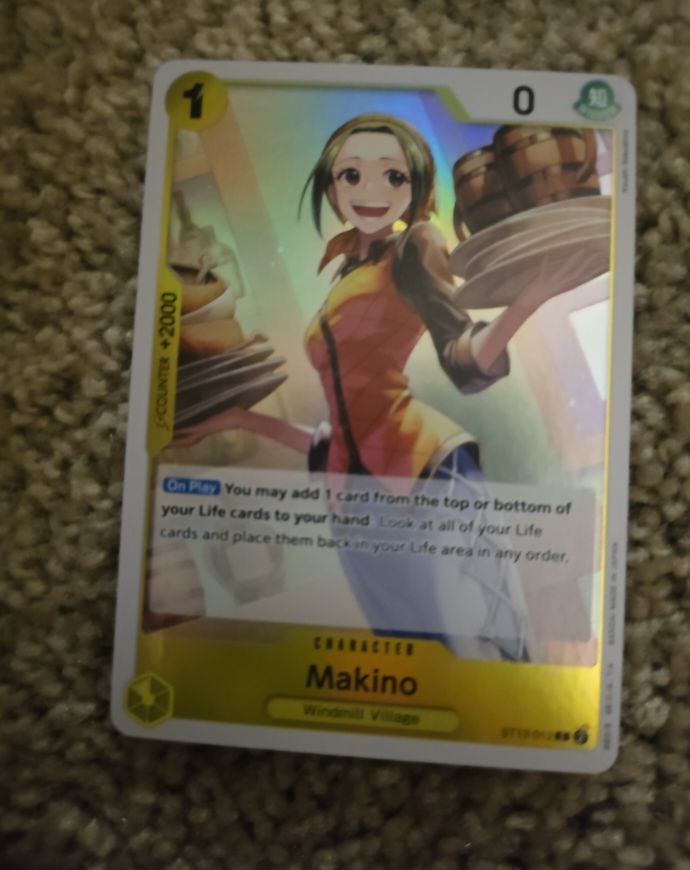 One Piece Card Game The Three Brothers #ST13-012 Makino — front