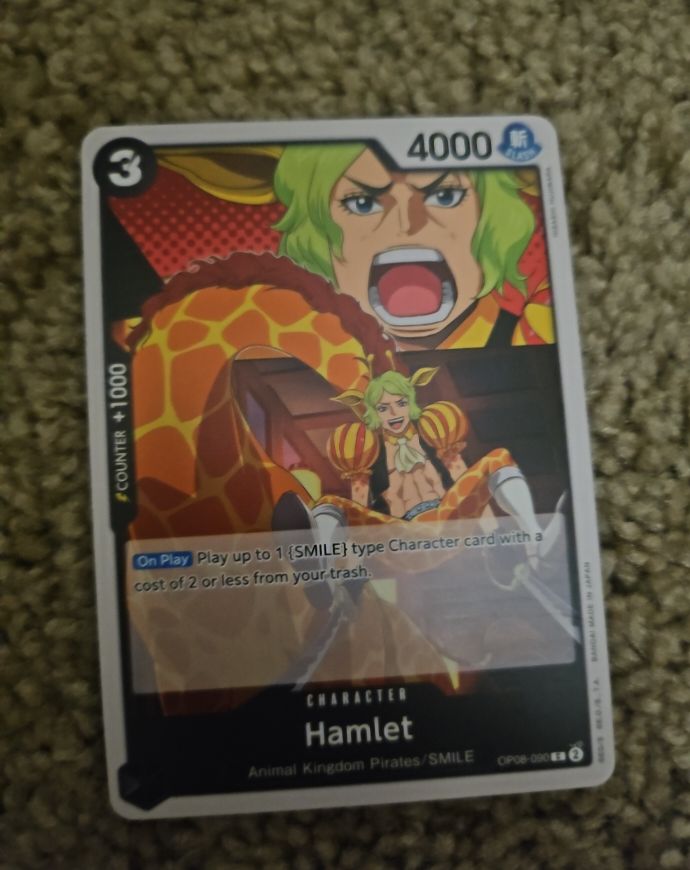 Hamlet OP08-090 One Piece Two Legends — front