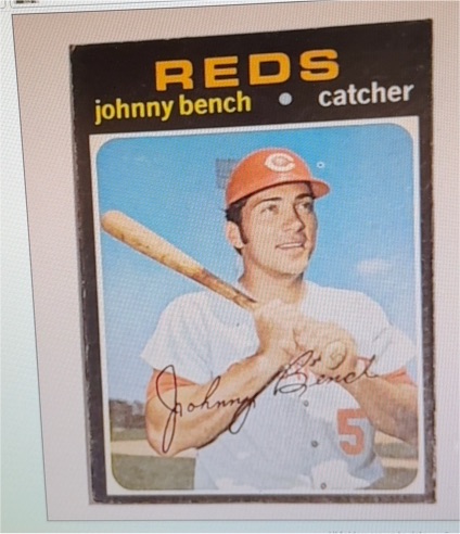 1971 Topps #250 Johnny Bench — front