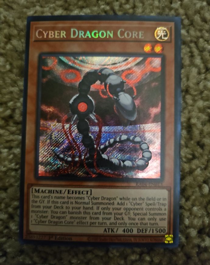 Yu-Gi-Oh! RA04-EN013 Cyber Dragon Core — front