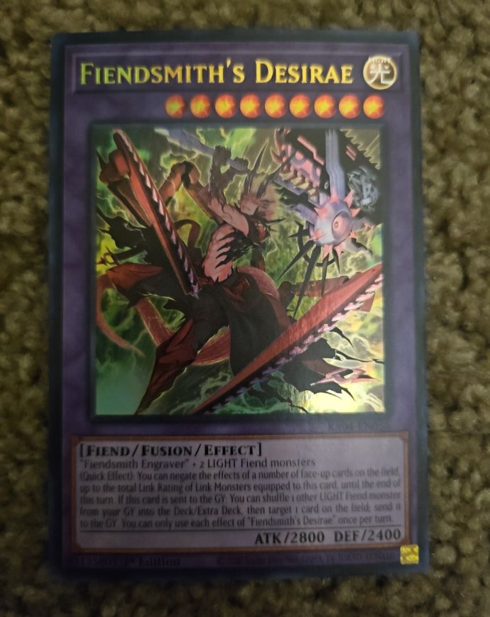 2023 Yugioh RA04-EN056 Fiendsmith's Desirae — front