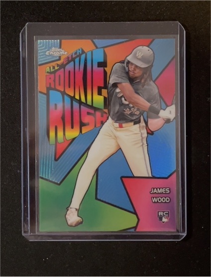2025 Topps Chrome #CERR-7 James Wood All-Etch Rookie Rush — front
