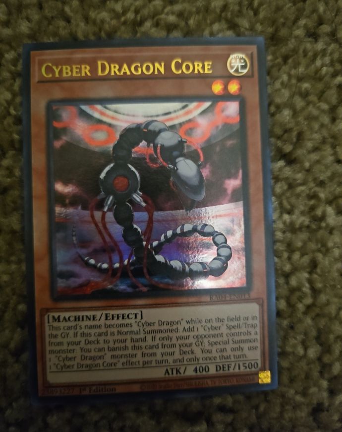 Yu-Gi-Oh! RA04-EN013 Cyber Dragon Core — front