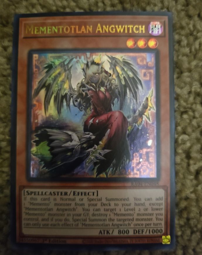 Yu-Gi-Oh! RA04-EN048 Mementotlan Angwitch — front