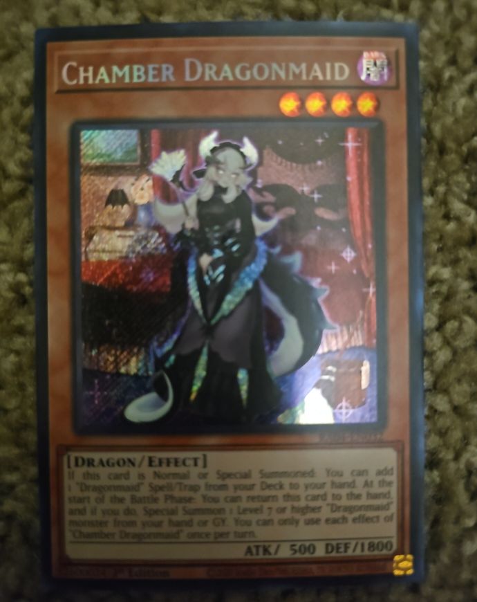 Yu-Gi-Oh! RA04-EN032 Chamber Dragonmaid — front