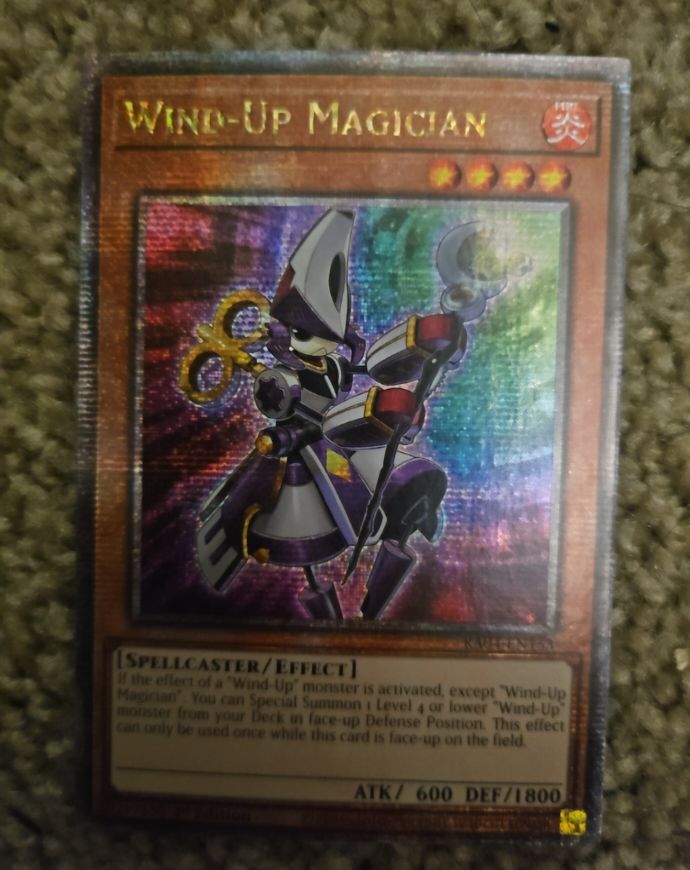 Yu-Gi-Oh! RA04-EN153 Wind-Up Magician — front