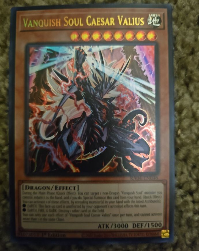 Yu-Gi-Oh! RA04-EN046 Vanquish Soul Caesar Valius — front