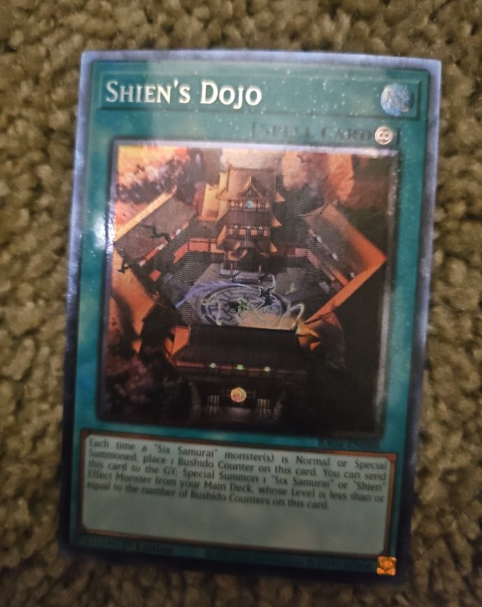 Yu-Gi-Oh! RA04-EN088 Shien's Dojo — front