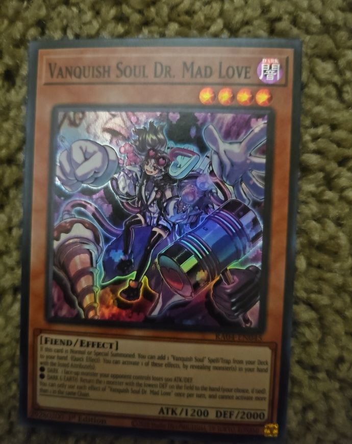 Yu-Gi-Oh! WISU-EN019 Vanquish Soul Dr. Mad Love — front