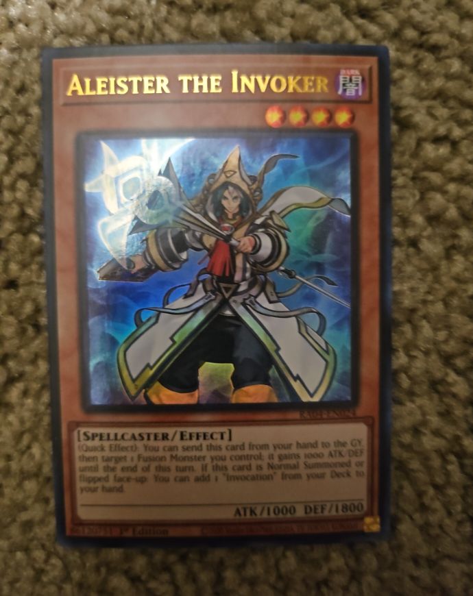 Yu-Gi-Oh! Quarter Century Stampede #RA04-EN024 Aleister the Invoker — front