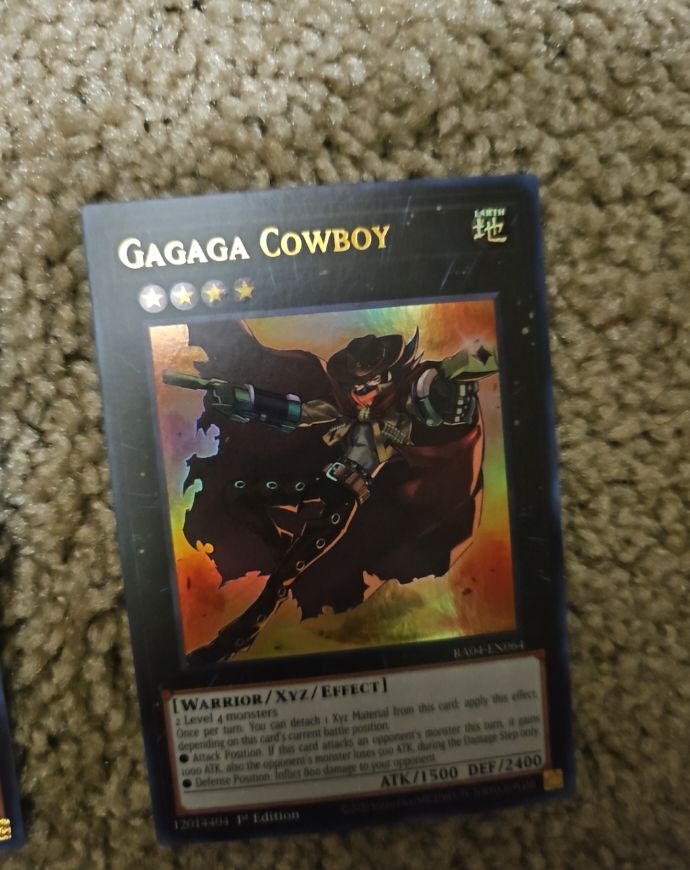 Yu-Gi-Oh! RA04-EN064 Gagaga Cowboy — front