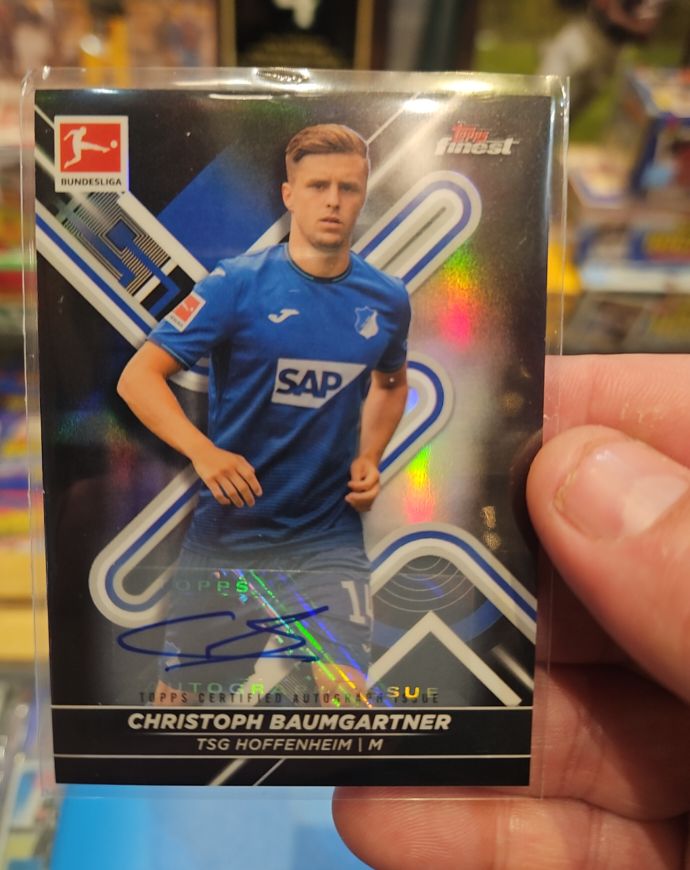 2021-22 Topps Finest Bundesliga #78 Christoph Baumgartner — front