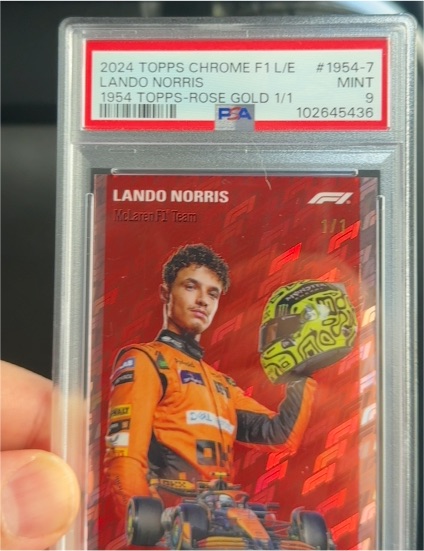 2024 Topps Chrome F1 Lando Norris #1954-7 — front