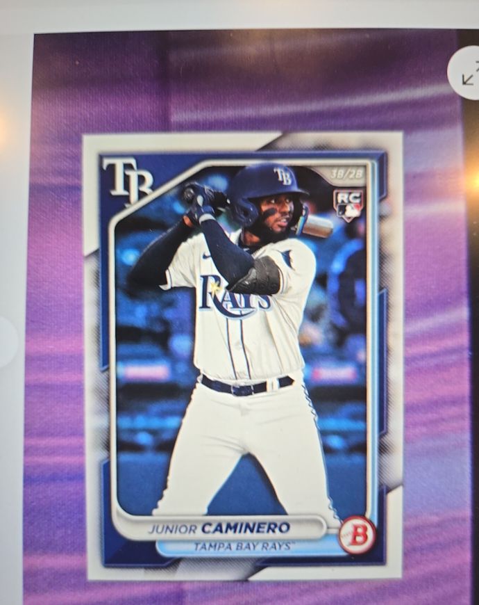 2024 Bowman #20 Junior Caminero — front
