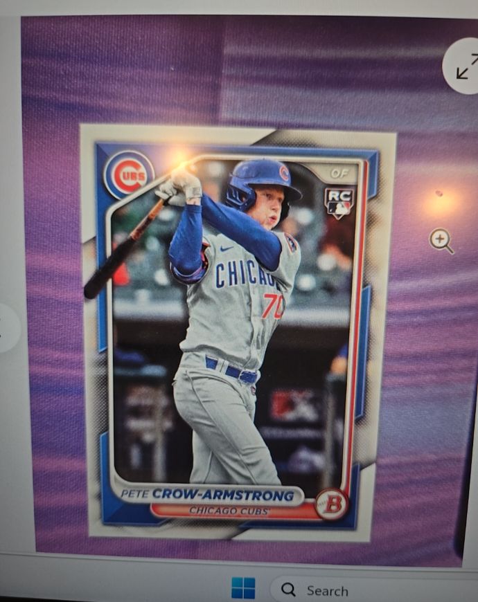 2024 Bowman #85 Pete Crow-Armstrong — front
