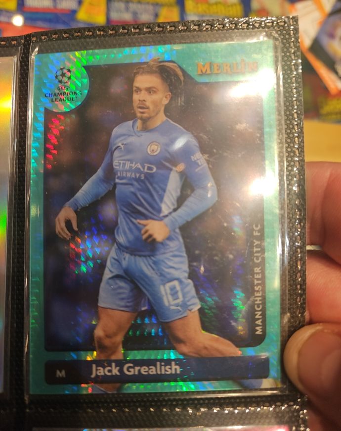 2021-22 Topps Merlin UEFA Champions League #140 Jack Grealish — front