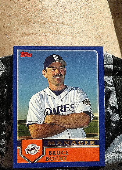 2003 Topps Bruce Bochy Padres Manager — front